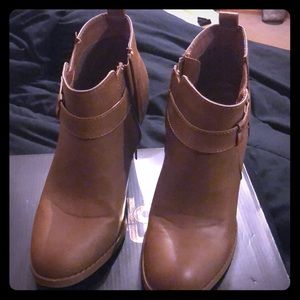 Brown booties